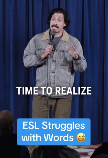 Fluent doesn’t always mean informed 🙃 #standup #comedy #ESL | esl