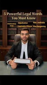 “Legal Vocabulary Simplified: 5 Complex Legal Words Explained Clearly”