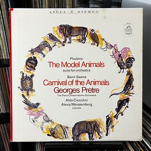 Poulenc / Saint-Saëns - Georges Prêtre, The Paris Conservatoire Orchestra, Aldo Ciccolini, Alexis Weissenberg - The Model Animals (Suite For Orchestra) / Carnival Of The Animals