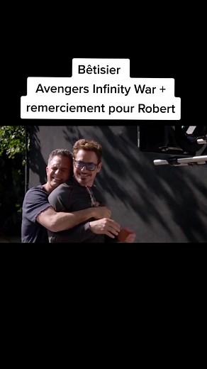 Bêtisier Avengers Infinity War et remerciement de Robert Downey Jr. #MCU #marvel #Bêtisier #avengers #infinitywar