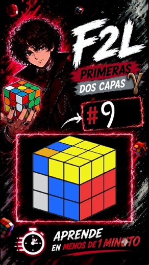 F2L No Rot | Case 9 #F2L #CFOP