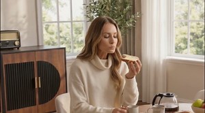 58" Fluted Modular Buffet Cabinet with Arched Doors & Gold Handles, Mid Century Modern Sideboard Credenza Storage with Adjustable Shelves, Wood Coffee Bar Console Table for Dining Living Room