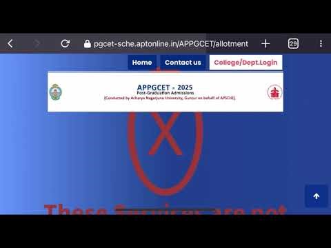 AP PGCET 2025 SEAT ALLOTMENT RELEASED | AP PGCET ALLOTMENT HOW TO CHECK 2025
