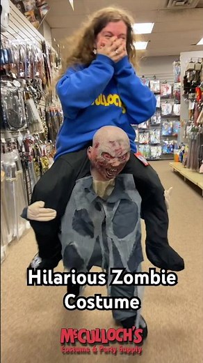 Hilarious Zombie Costume. #shortvideo #costume #short