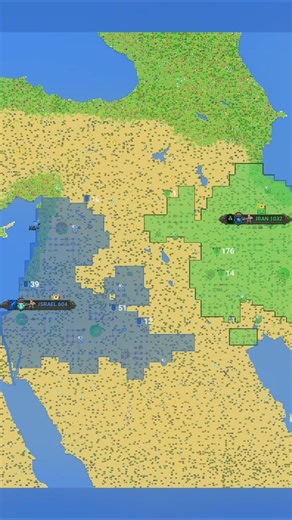 IRAN vs ISRAEL - Worldbox