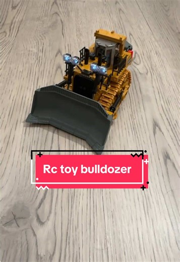 This rechargeable RC bulldozer is so much fun