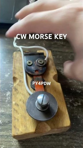 DIY morse cw key | chave de cw caseira