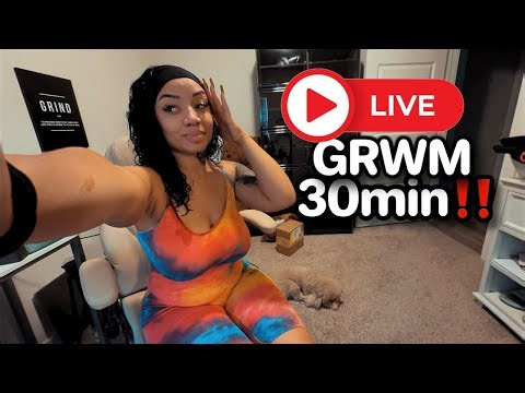 LinMarieStaylit is live! GRWM‼️ I need to leave in 30min!!