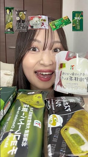 【ASMR】抹茶パーティー🍵お濃いのがタイプ💚最近抹茶商品色々出始めてて嬉しいんだけど抹茶のシーズンってこれからなん🙄❔#爆食 #モッパン #抹茶 #咀嚼音 #asmr #mukbang #pr