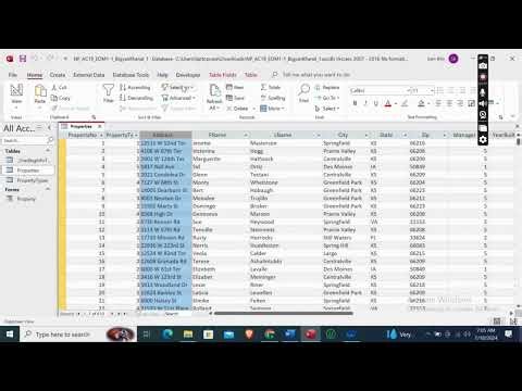 New Perspectives Access 2019 | Module 1: End of Module Project 1 Homestead Partners #newperspectives