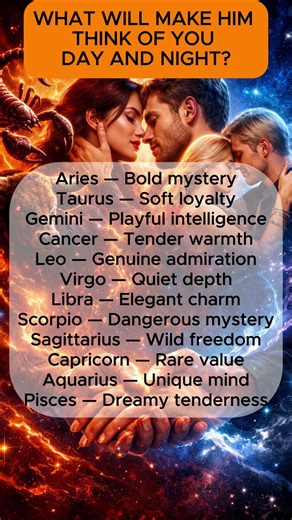 What Makes Each Zodiac Man Secretly Obsessed With You #astrology #horoscope #zodiac