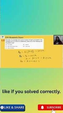 Same Perimeter, Different Area? 🤯 | Grade 5 Math Olympiad