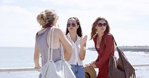 Teenage Girls Hanging Out Beach On Stock Footage Video (100% Royalty-free) 10516475 | Shutterstock
