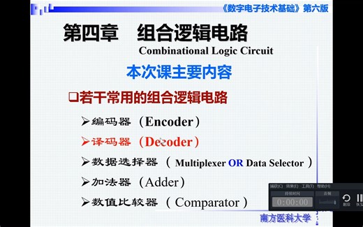 4_4b二进制译码器和二-十进制译码器