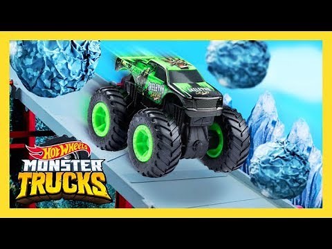THE ULTIMATE MONSTER TRUCKS DOWNHILL RACE | Monster Trucks Island | @HotWheels