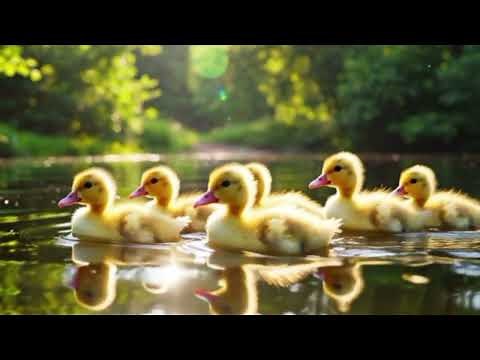 🐥 Mother Duck Protects Her Ducklings | Adorable Baby Ducks Video👉baby ducks