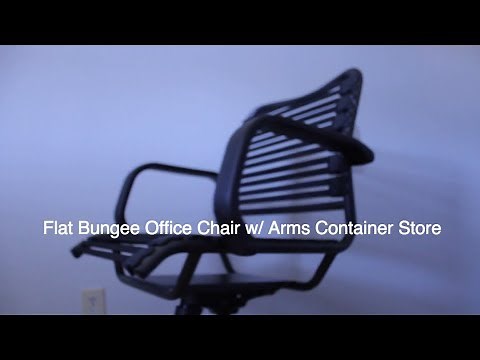 Unboxing Flat Bungee Office Chair w/ Arms Container Store