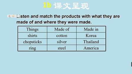 Unit 5 第一课时 Section A 1a至2d