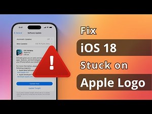 [3 Ways] How to Fix iOS 18 iPhone Stuck on Apple Logo? No Data Loss | 2024