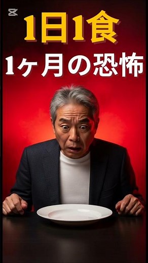 🩸💀​1日1食生活を1ヶ月続けた結果…恐怖の身体の変化 😱 ⚠️#shorts #健康 #1日1食 #オートファジー