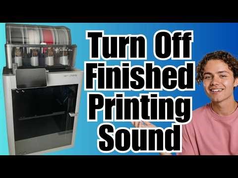 Bambu Lab P2S Turn Off Finished Printing Sound