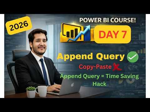 STOP COPY-PASTE! Use APPEND QUERY in Power BI, Append Query Made SUPER EASY, Stack Data Like a PRO!