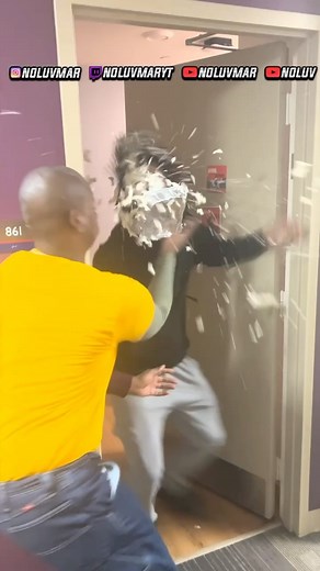 Noluvmar on Instagram: "GETTING PIED IS CRAZY 😂🥧! DING DONG DITCH PART 8 OUT NOW! #viral #dingdongditch #pranks #youtube #comedy"