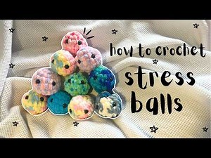 how to crochet stress balls! // EASY beginner crochet tutorial