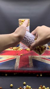 ASMR Reverse Beads: Relaxing Marbles & Pearls 🎨💖 #satisfying #calmingasmr | Retjie Studio