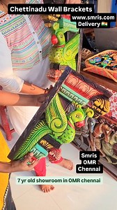 10K views · 9.3K reactions | Chettinad wood carving wall brackets /...