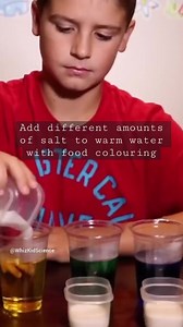 9.3K views · 88 reactions | Salt Water Density Tower | Whizkidscience | Facebook