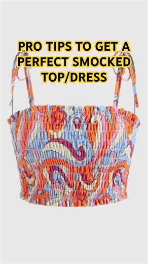 DIY SMOCKED TOP #ussewtips #fashion #sewtipsandtricks