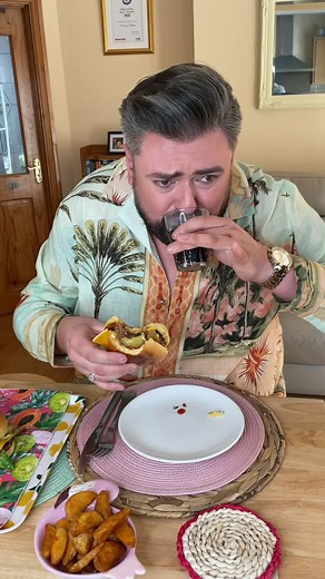 Trying Tesco's Hot Fire Pit Hell Fire Burger with James Patrice