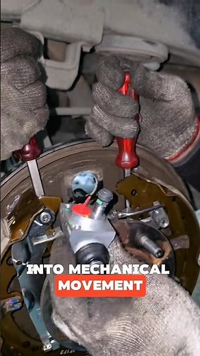 How to Install a Return Spring on a Car's Disc Brakes #engineering #mechanic