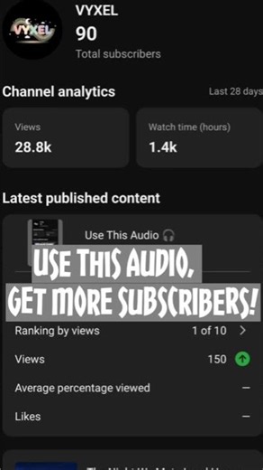 Use This Audio 🎧!