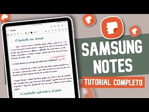 Samsung Notes [TUTORIAL] Como Usar o Samsung Notes Passo a Passo