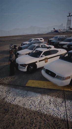 The whole PSP fleet baby#fivem #gta #trending #fyp #police