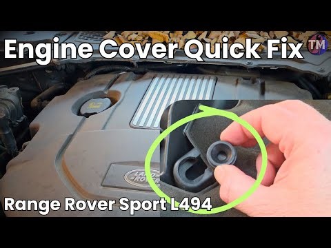 Replaced Missing Engine Cover Rubber Mount | Range Rover Sport L494 | Cheap Repair
