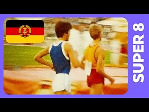 Letzte DDR Leichtathletikmeisterschaften 1989 | Seltene Super 8 Aufnahmen Gehen Wettkampf