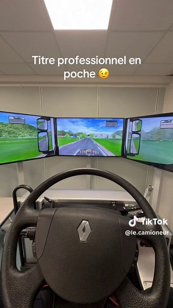 Titre professionnel en porteur réussie 😉🕺🏻🕺🏻#truck #formation #routier #poidslourds