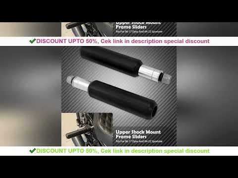 Motorcycle Upper Shock Mount Frame Sliders Falling Crash Guard Protector For Harley Dyna Street Bob