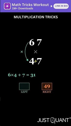 Math Tricks - Multiplication Tricks - Mental Math Hacks - Quick Maths - Fast Math Tricks #mathtricks