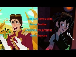 Team Awesome acting like each other