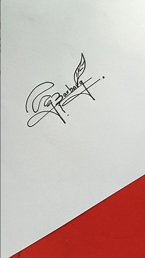 Barbara Signature Design | Stylish Handwritten Signature