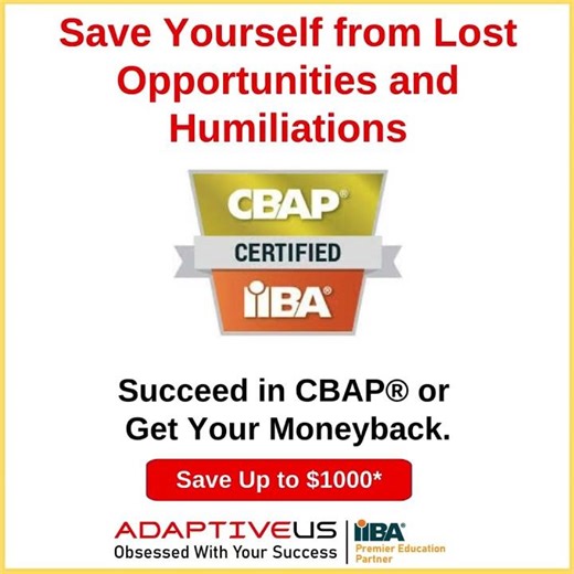 Get CBAP Certified #businessanalysis #iiba #cbap #adaptiveus