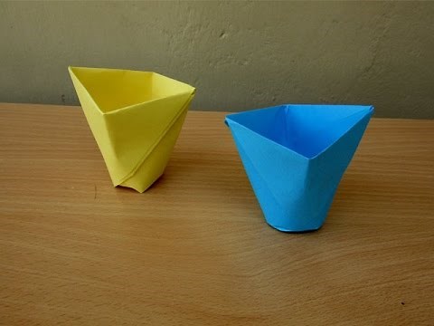 How to Make a Paper Cup - Easy Tutorials