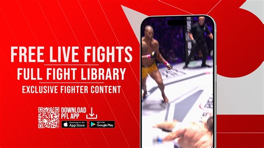 𝗣𝗙𝗟 2️⃣4️⃣/7️⃣ 𝗔𝗧 𝗬𝗢𝗨𝗥 𝗙𝗜𝗡𝗚𝗘𝗥𝗧𝗜𝗣𝗦 Access behind the scenes content, information, and the full fight library now on the PFL App 👊🇺🇸 US users only: the PFL App will be the exclusive home of all PFL International League events and fights 📱Download the PFL App for FREE! Now available on the Android and Apple Store | PFL MMA