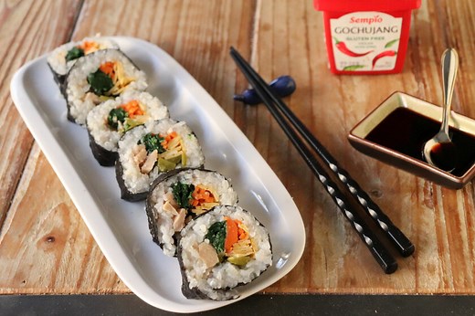 Receta de gimbap o kimbap, la original versión coreana del sushi