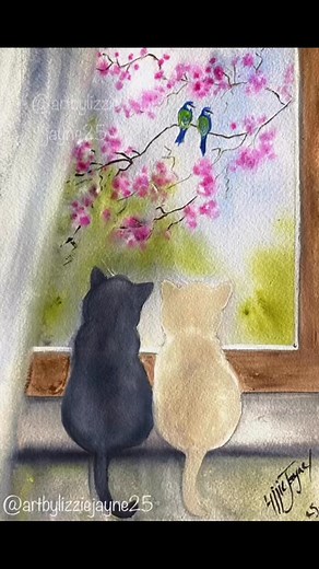 18K views · 940 reactions | “Here Comes Spring”  Art by Lizzie Jayne | Art by Lizzie Jayne | Facebook