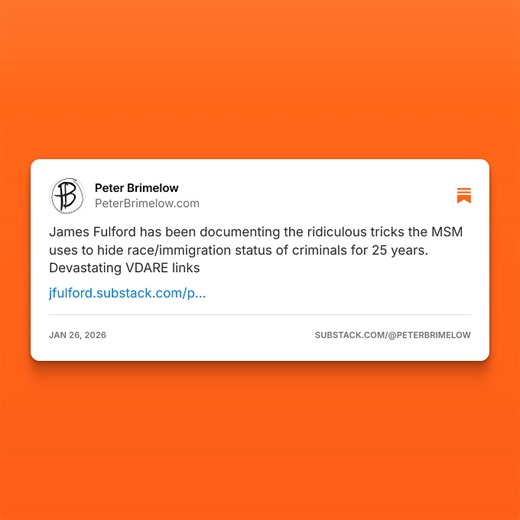 Peter Brimelow (@peterbrimelow)